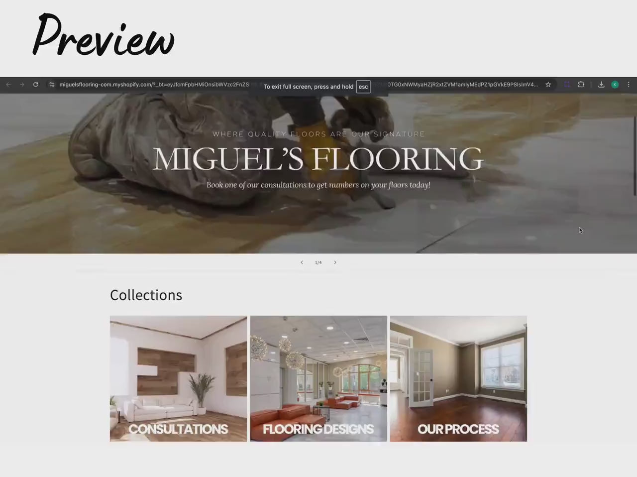 grey Shopify Theme Template, Grey Flooring Theme, Website for Flooring companies Shopify Website Design, Shopify Banners, Business Owners