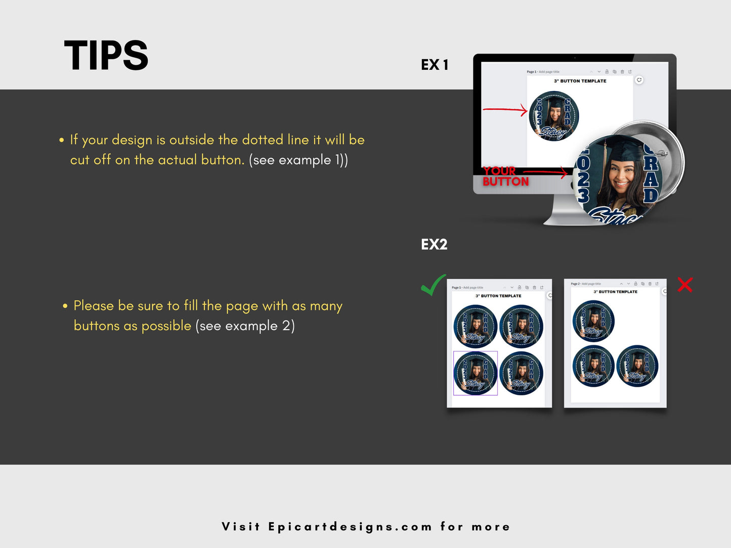 10 BUTTONS SHIPPED,Full Color With Your Family Member| Personalized Funeral Buttons|Pin back Button|Custom Pin Backs