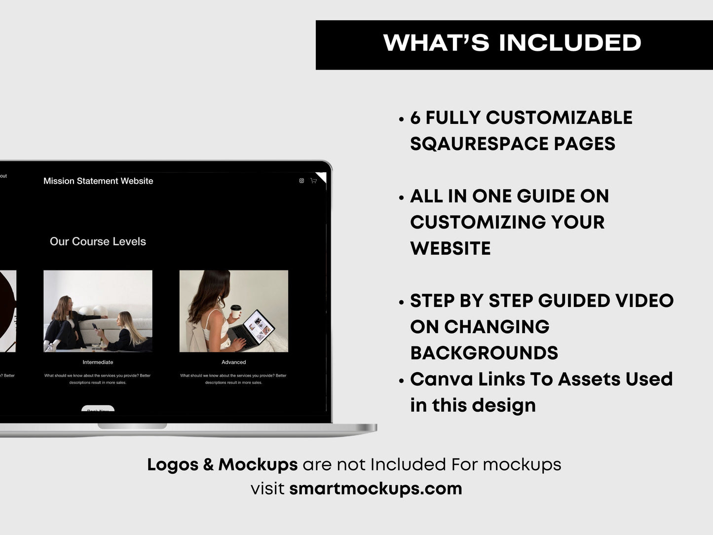 Aesthetic Marketing Squarespace Website Template, Website Template Squarespace,D.I.Y Website Design,Squarespace Template Editable