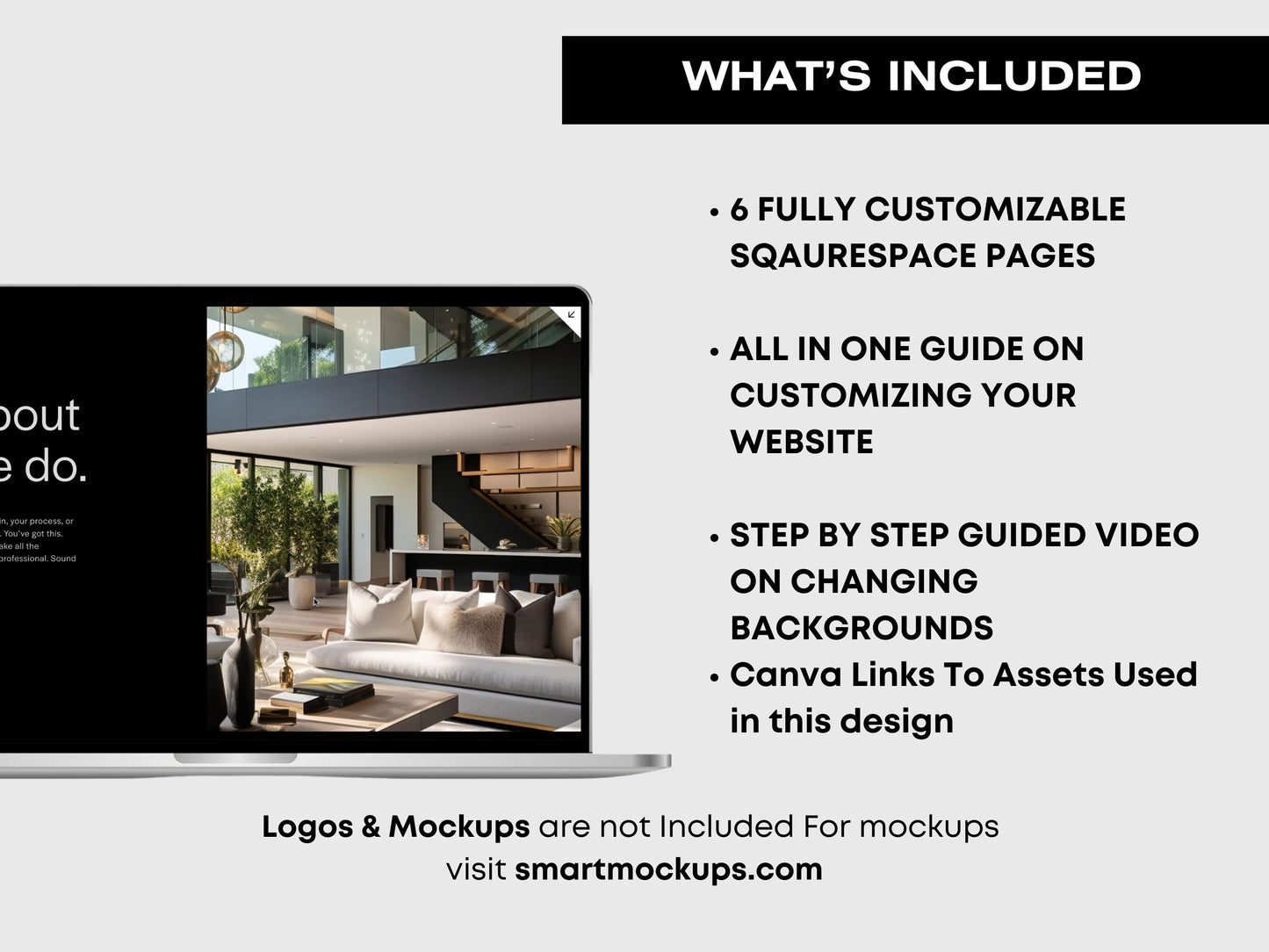 Aesthetic Real Estate Squarespace Website Template, Website Template Squarespace,D.I.Y Website Design,Squarespace Template Editable