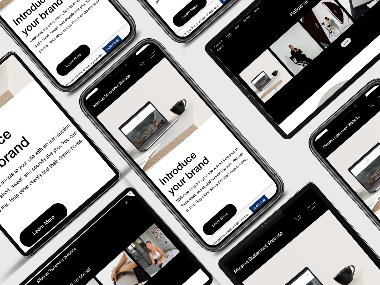 Aesthetic Marketing Squarespace Website Template, Website Template Squarespace,D.I.Y Website Design,Squarespace Template Editable