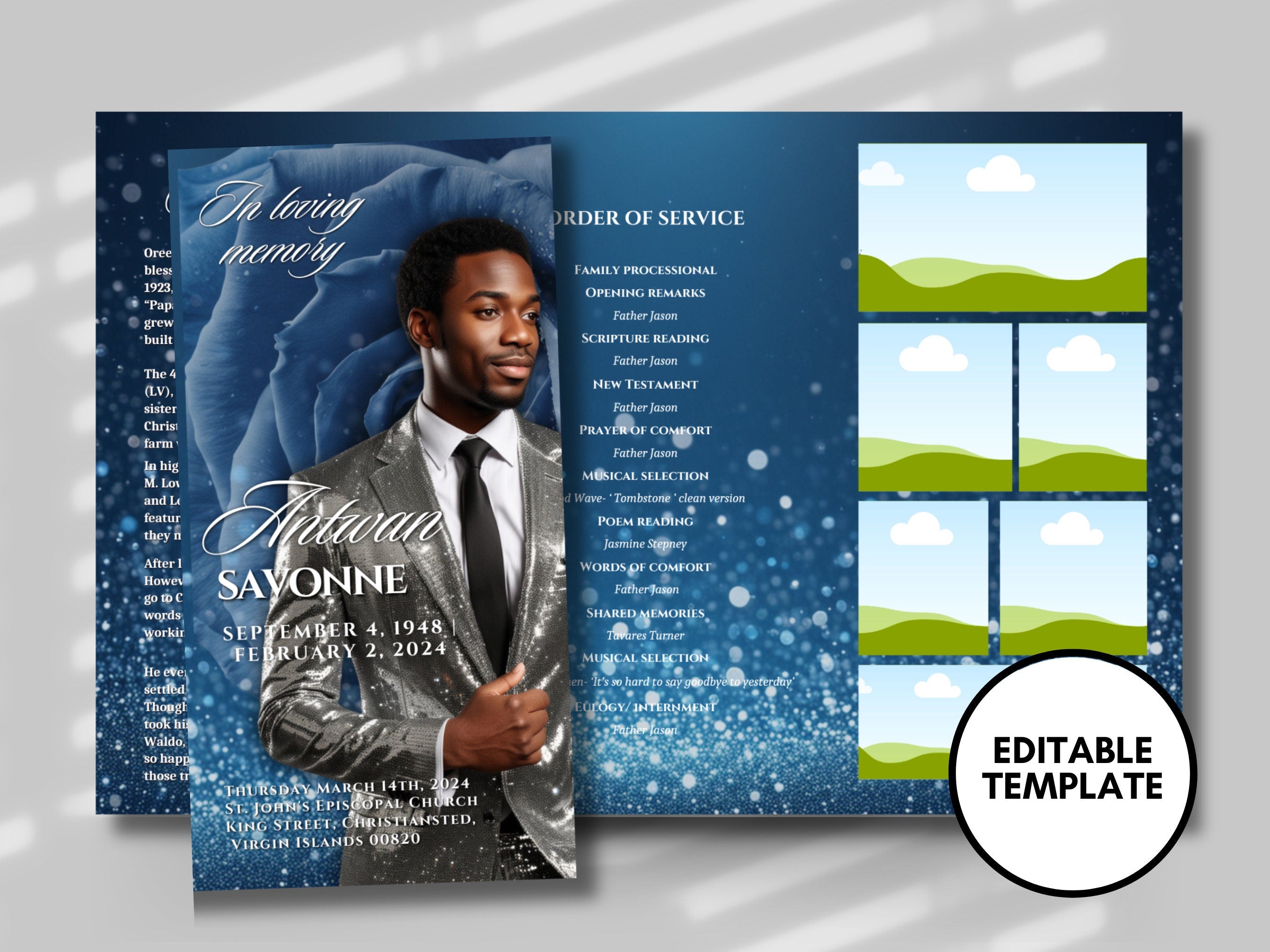 Funeral program 17