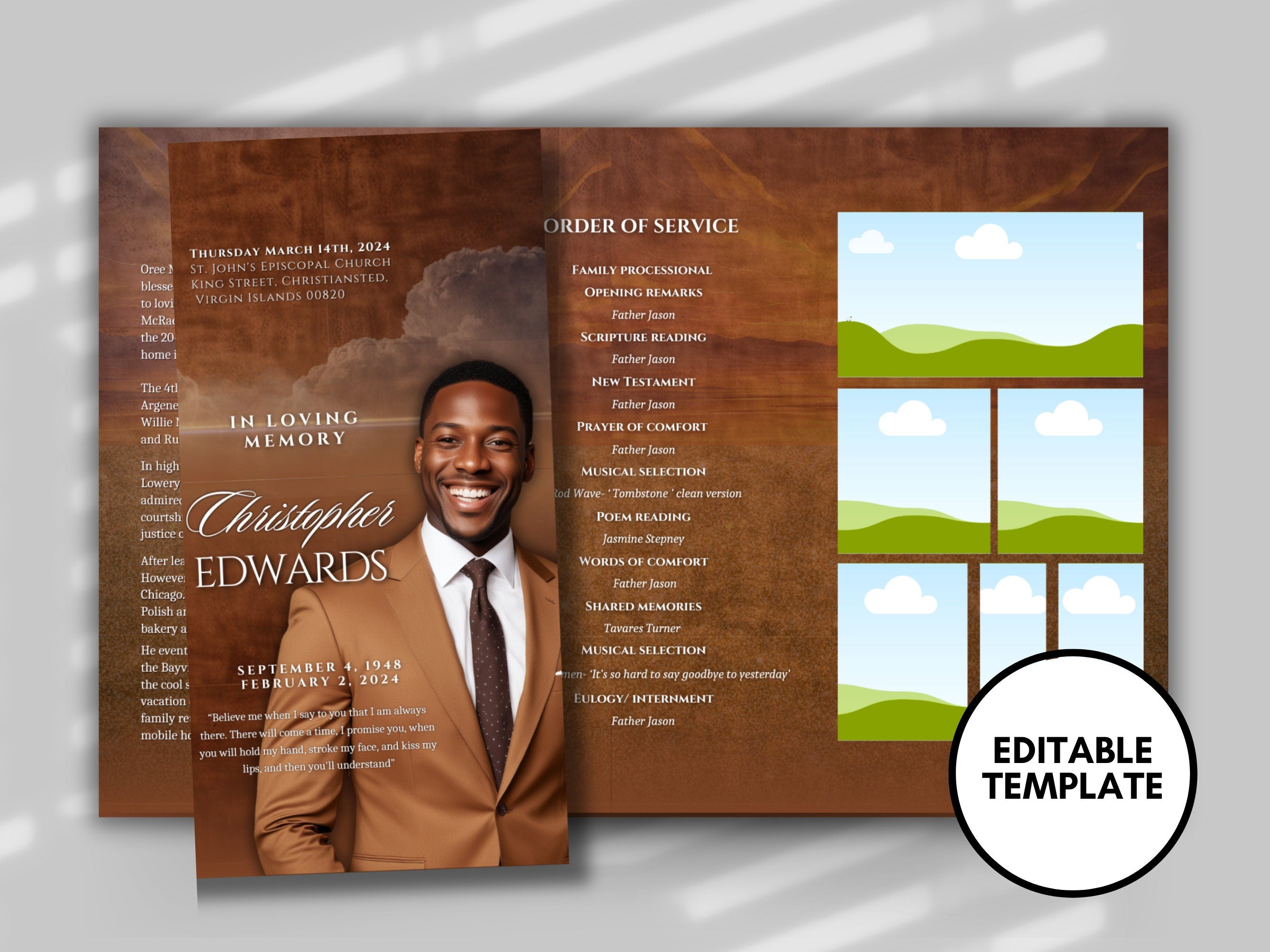 Funeral program 17