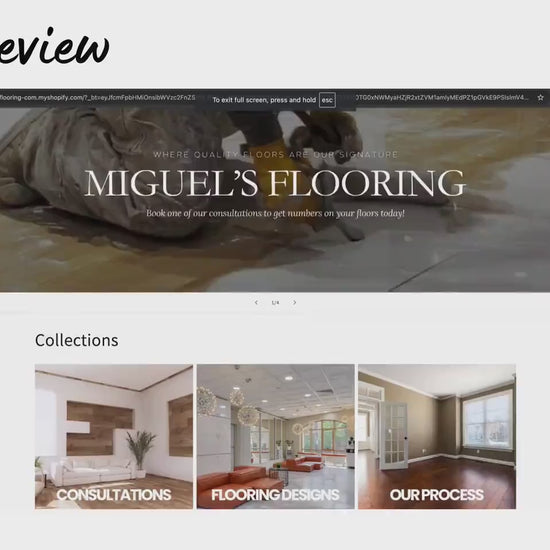 grey Shopify Theme Template, Grey Flooring Theme, Website for Flooring companies Shopify Website Design, Shopify Banners, Business Owners